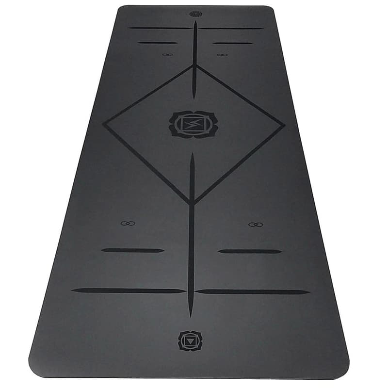 Black Foldable PU Yoga Mat 5mm