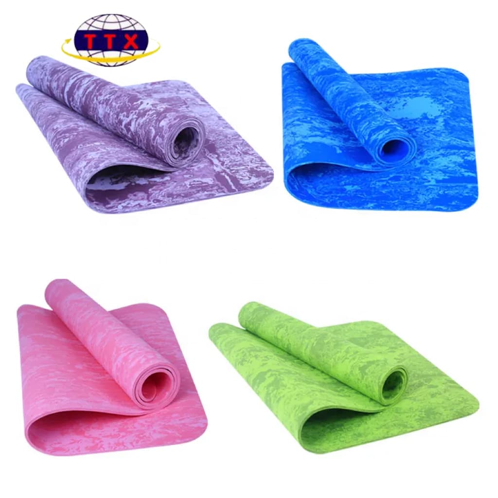 Eco-Friendly Folding Yoga Mat with Carry Bag