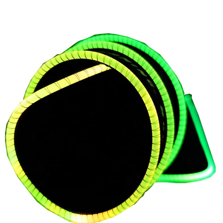 Illuminated RGB Gaming Mouse Pad - Square Style