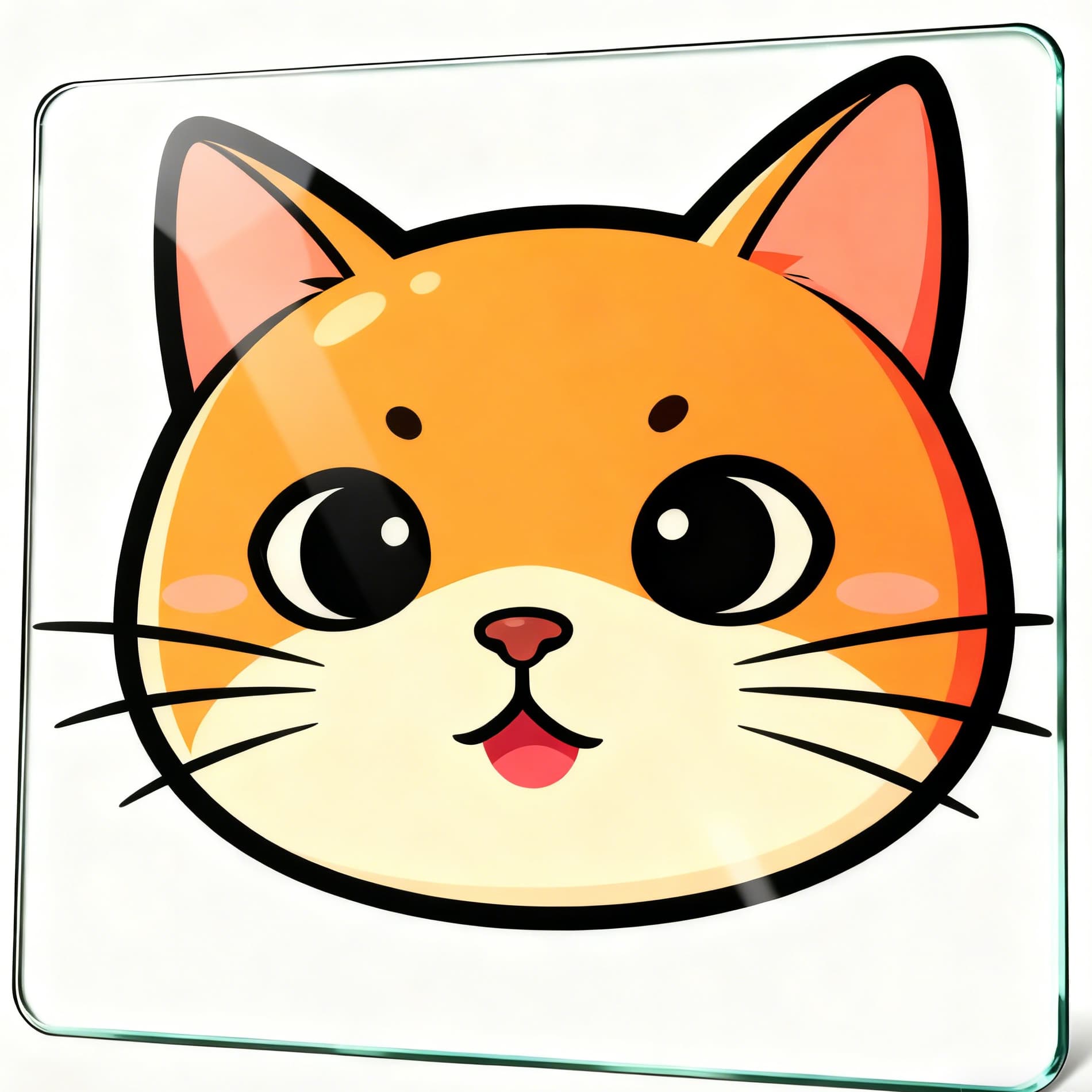 Hard Glass Gaming Mouse Pad – Clear
