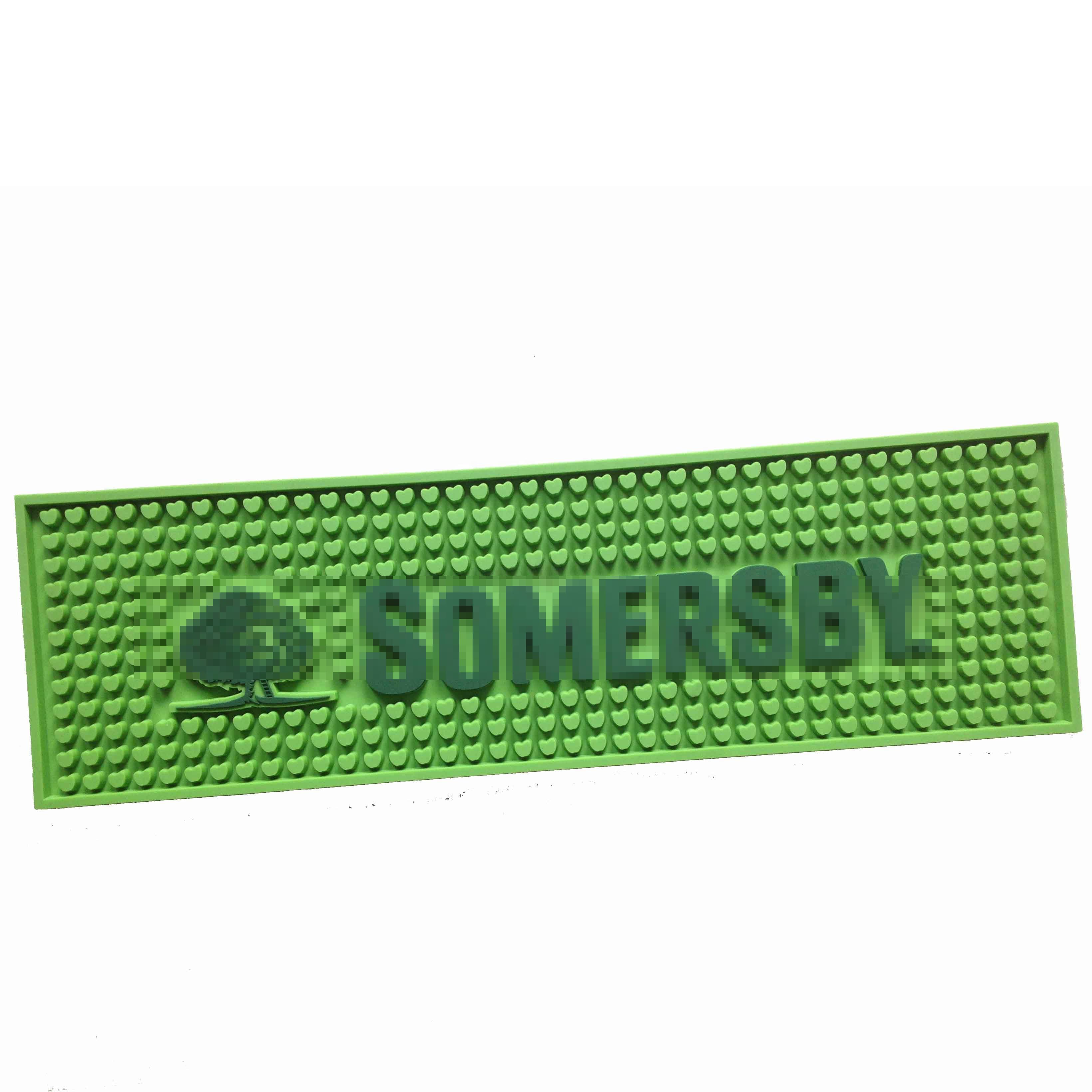 Embossed Soft PVC Promotional Beer Mat