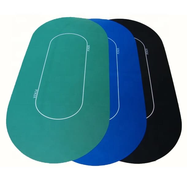 Foldable Natural Rubber Poker Mat