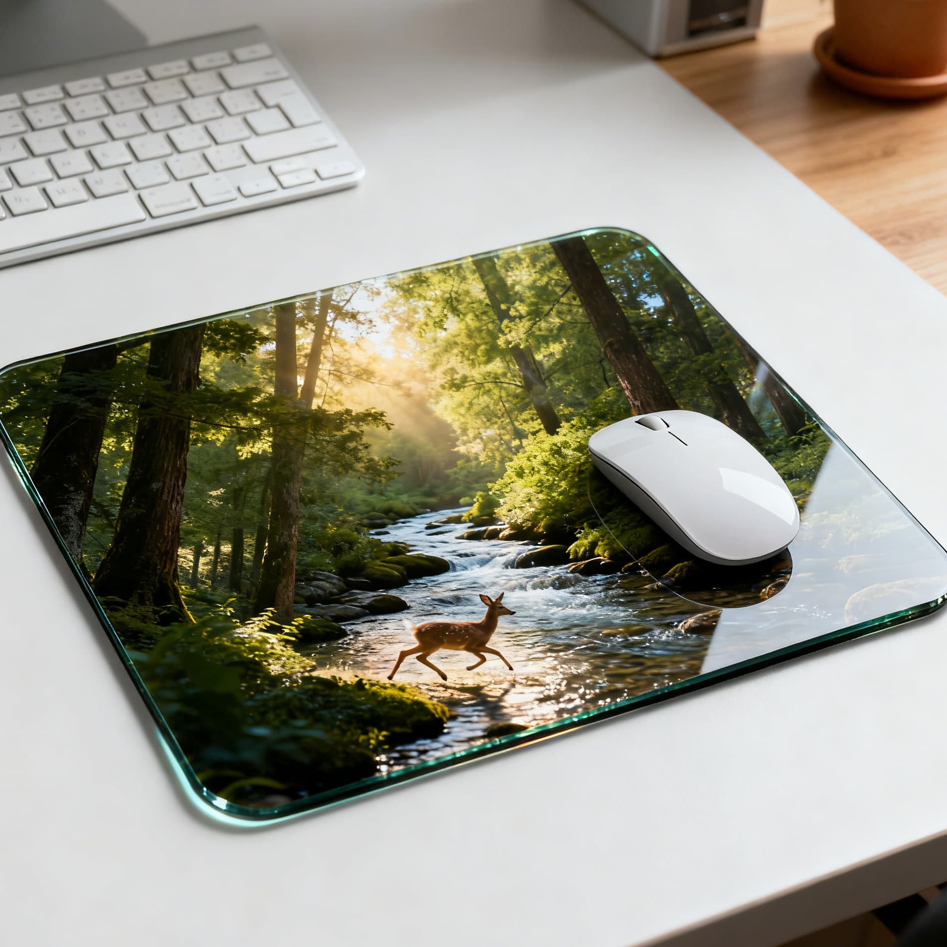 Tempered Glass Mouse Pad – Pro Grade