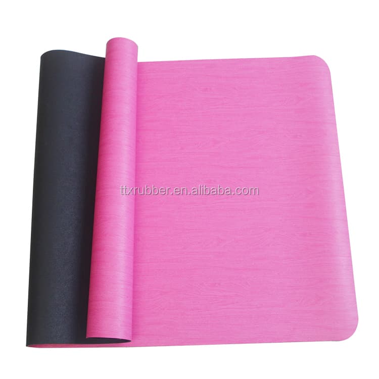 Premium PU Leather Yoga Mat with Strap