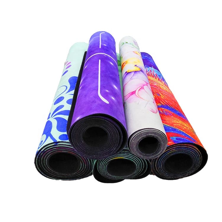 Full-Color Printed Microfiber Yoga Mat