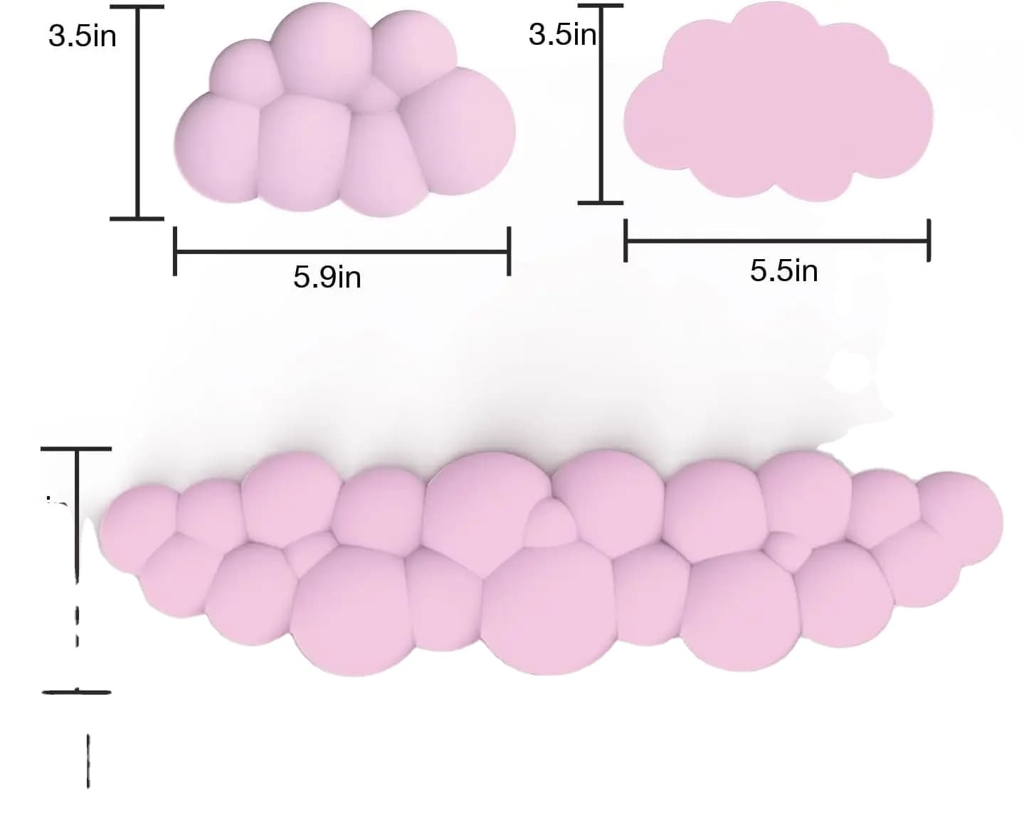 Soft Silicon Ergonomic Wrist Rest Pad