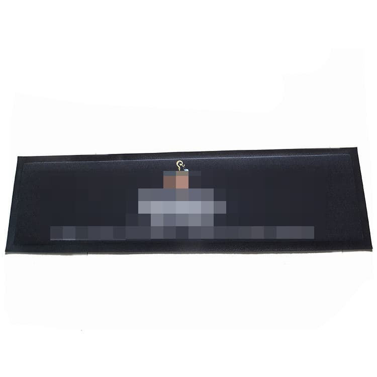 Black Border Felt Beer Drip Mat
