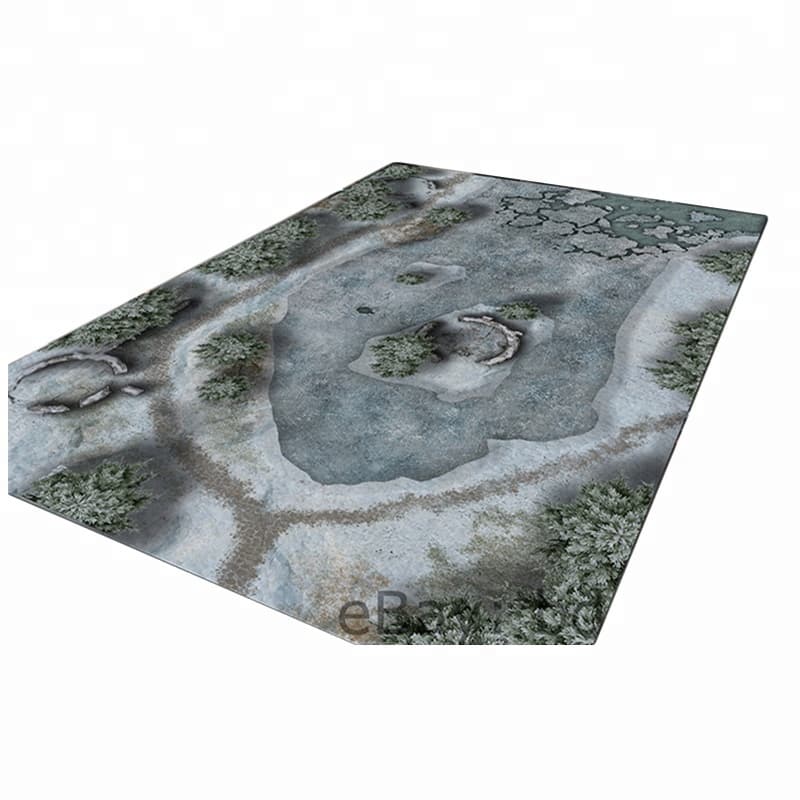 Frozen Lake Tabletop Battle Mat