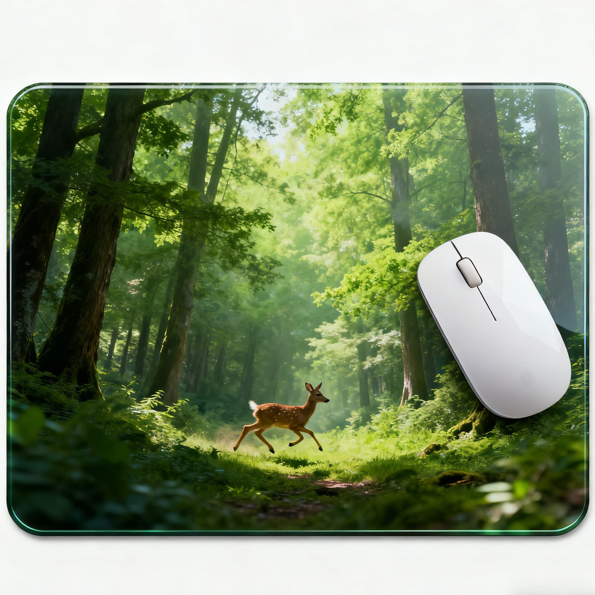 Premium Tempered Glass Mouse Pad