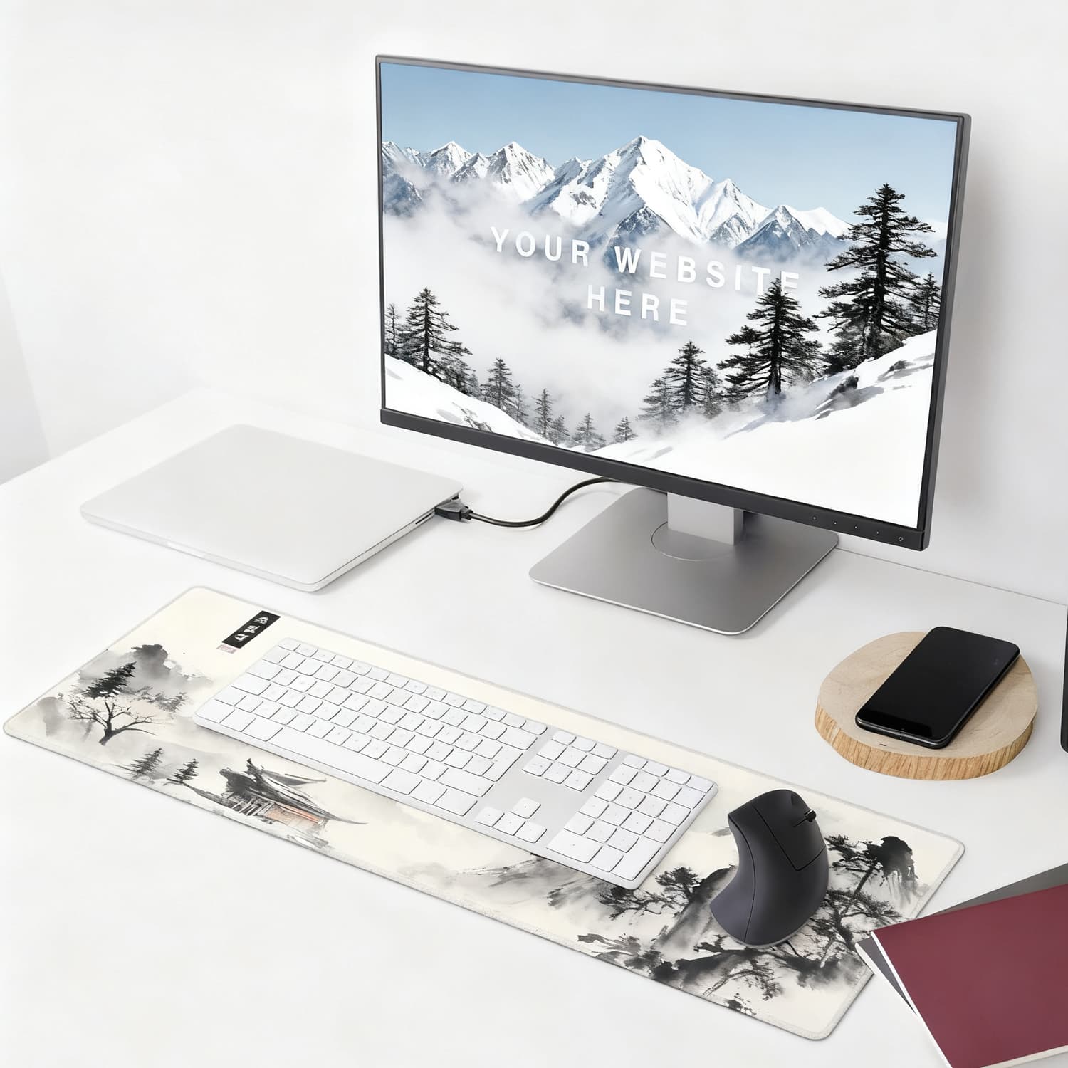 XXL Gaming Desk Mat Waterproof Rubber