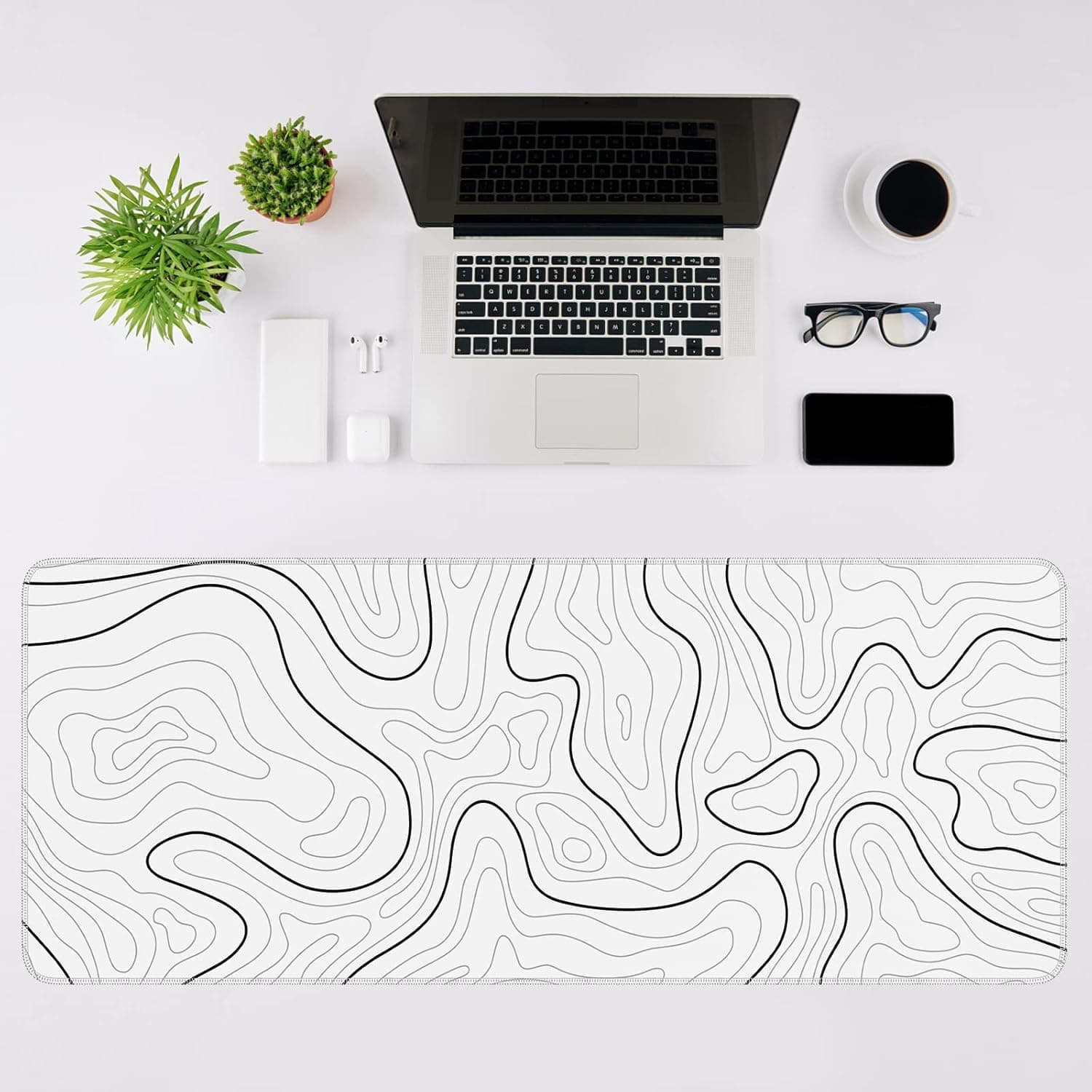 Durable Natural Rubber Gaming Desk Mat
