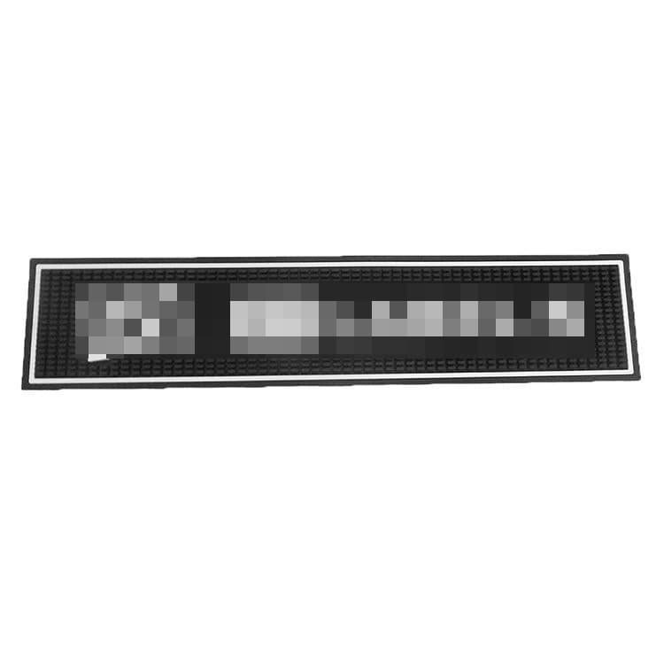 3D Logo Decorative Rubber Bar Mat