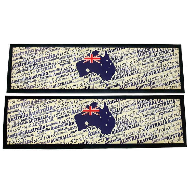 Premium Knit Polyester Bar Mat with Rubber Backing