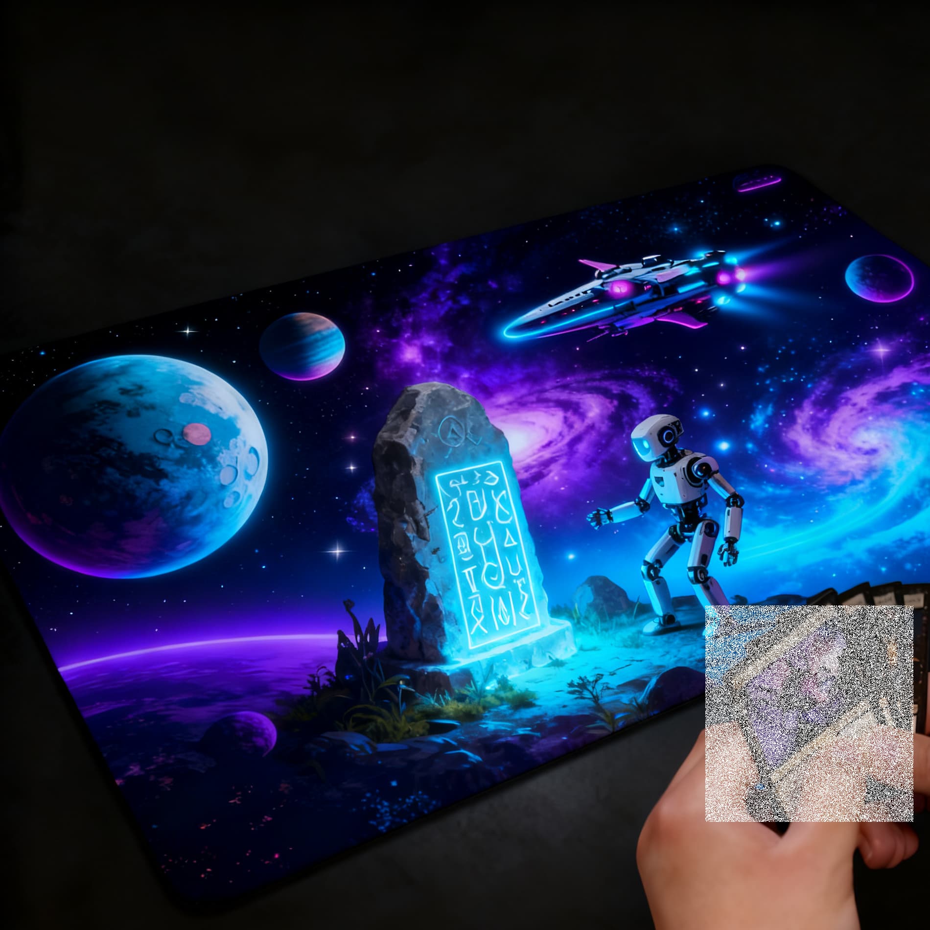 Premium Natural Rubber Gaming Mouse Pad