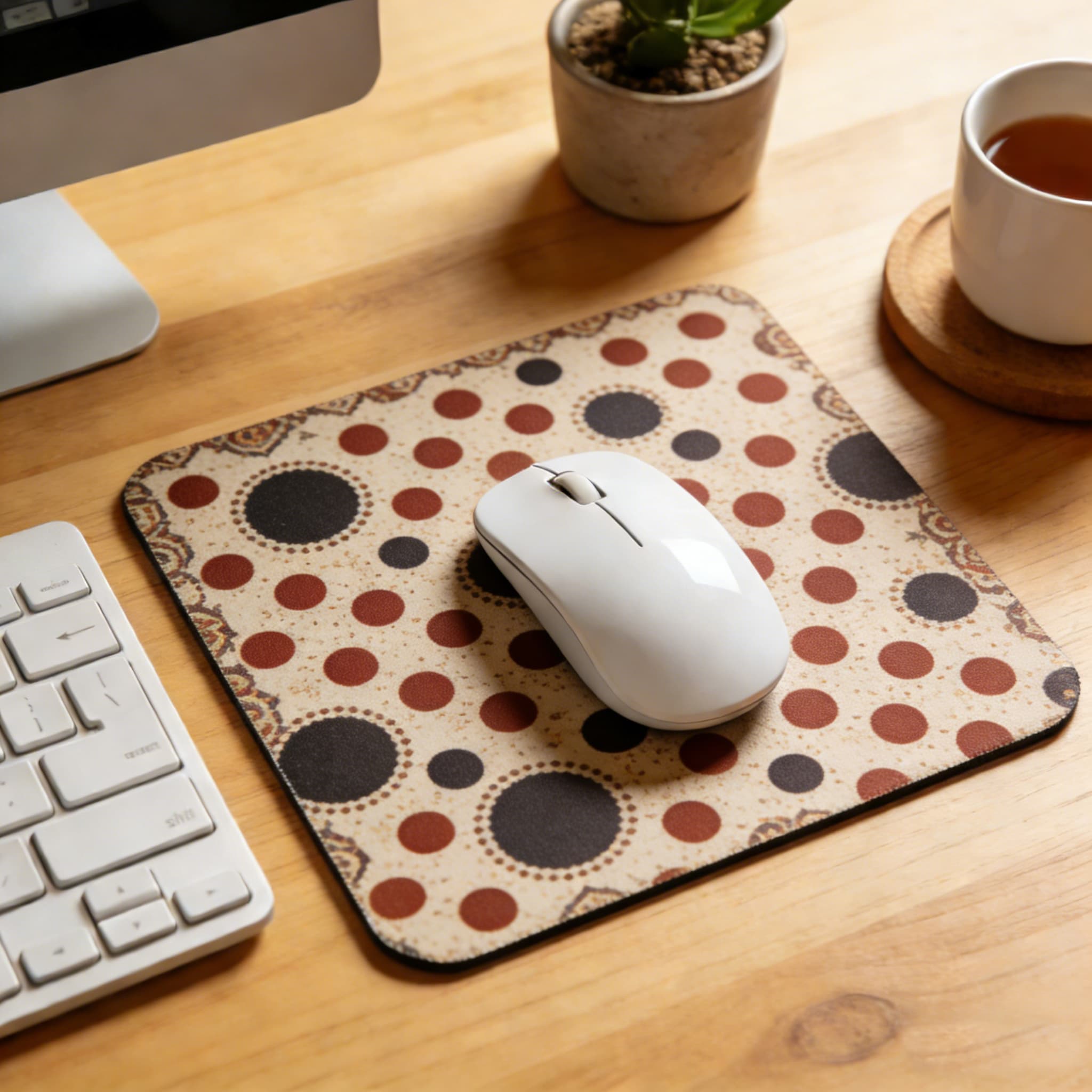 Neoprene Rubber Keyboard & Mouse Mat