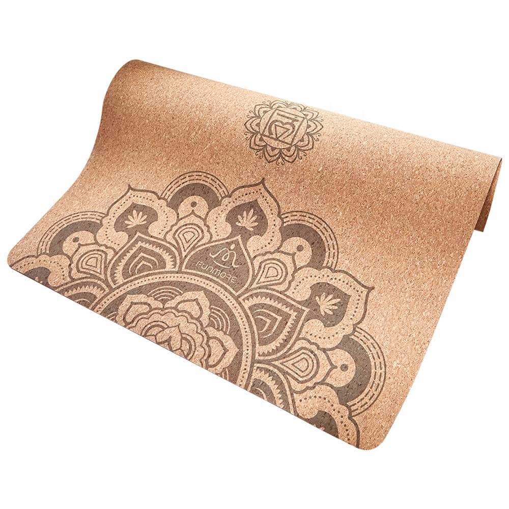 Cork Rubber Pilates Mat