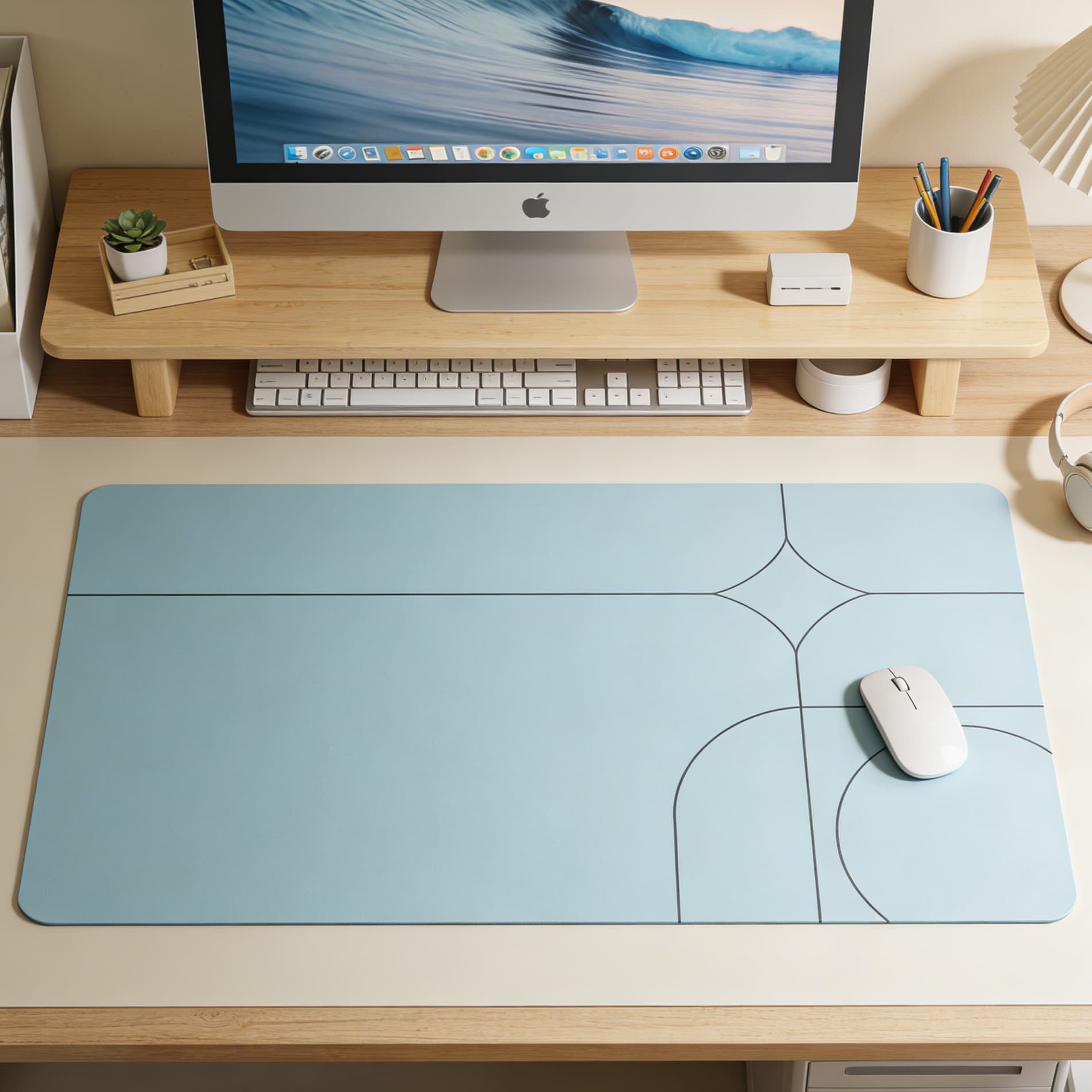 XXL Anti-Slip Desk Mat - Waterproof