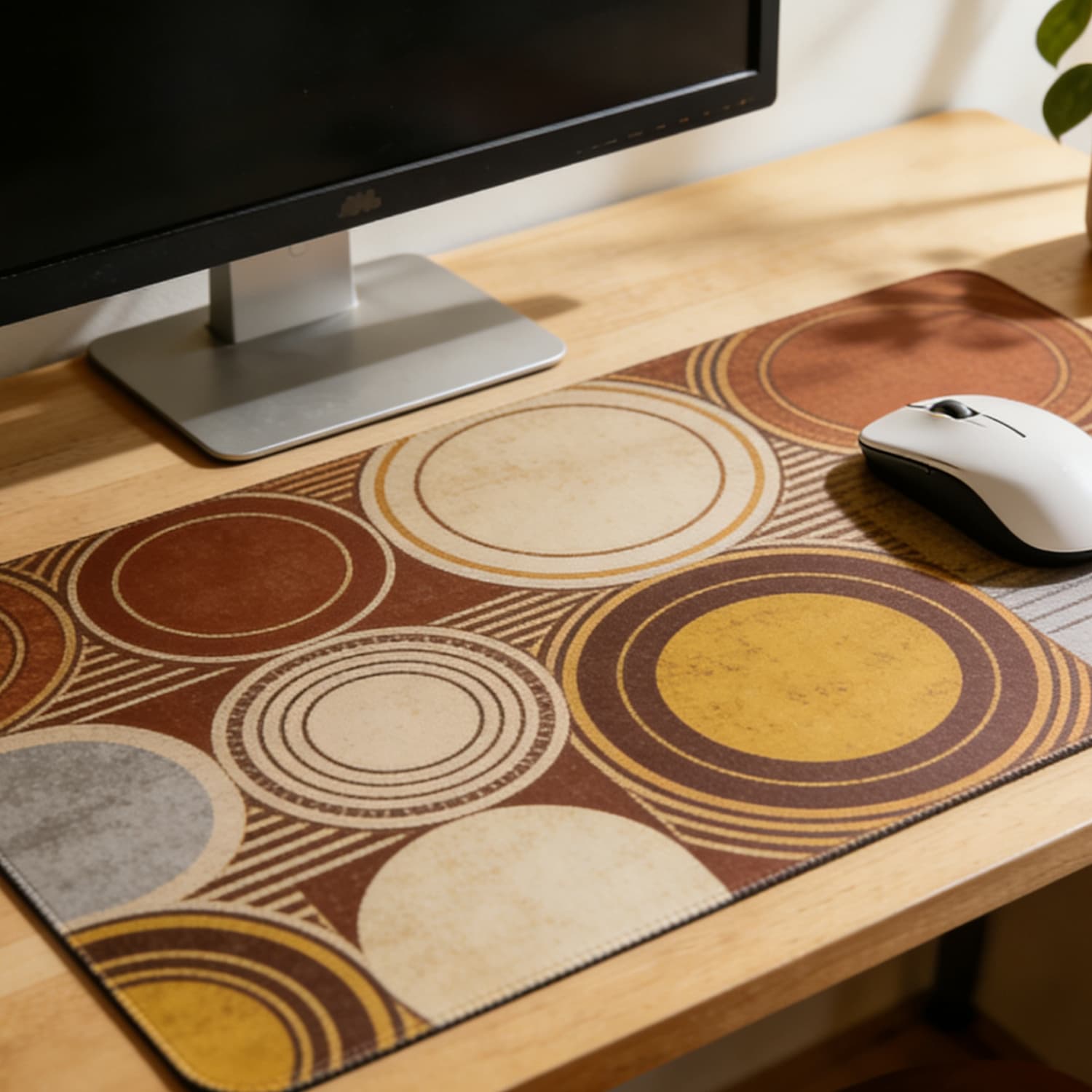 XXL Gaming Desk Mat with 3D Rubber Surface