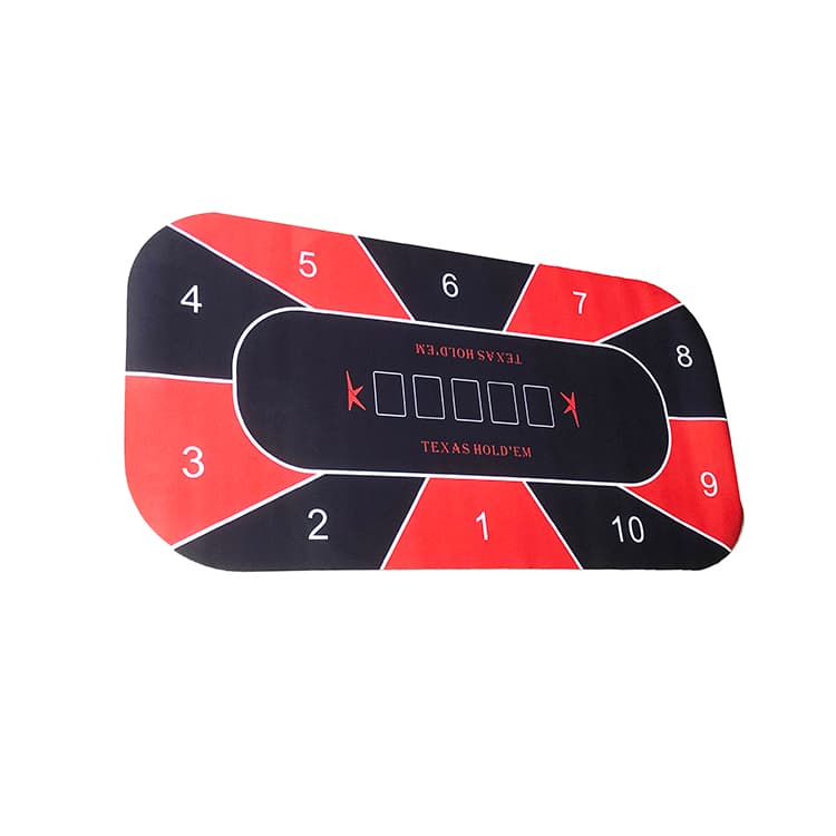 Square Felt Poker Table Mat