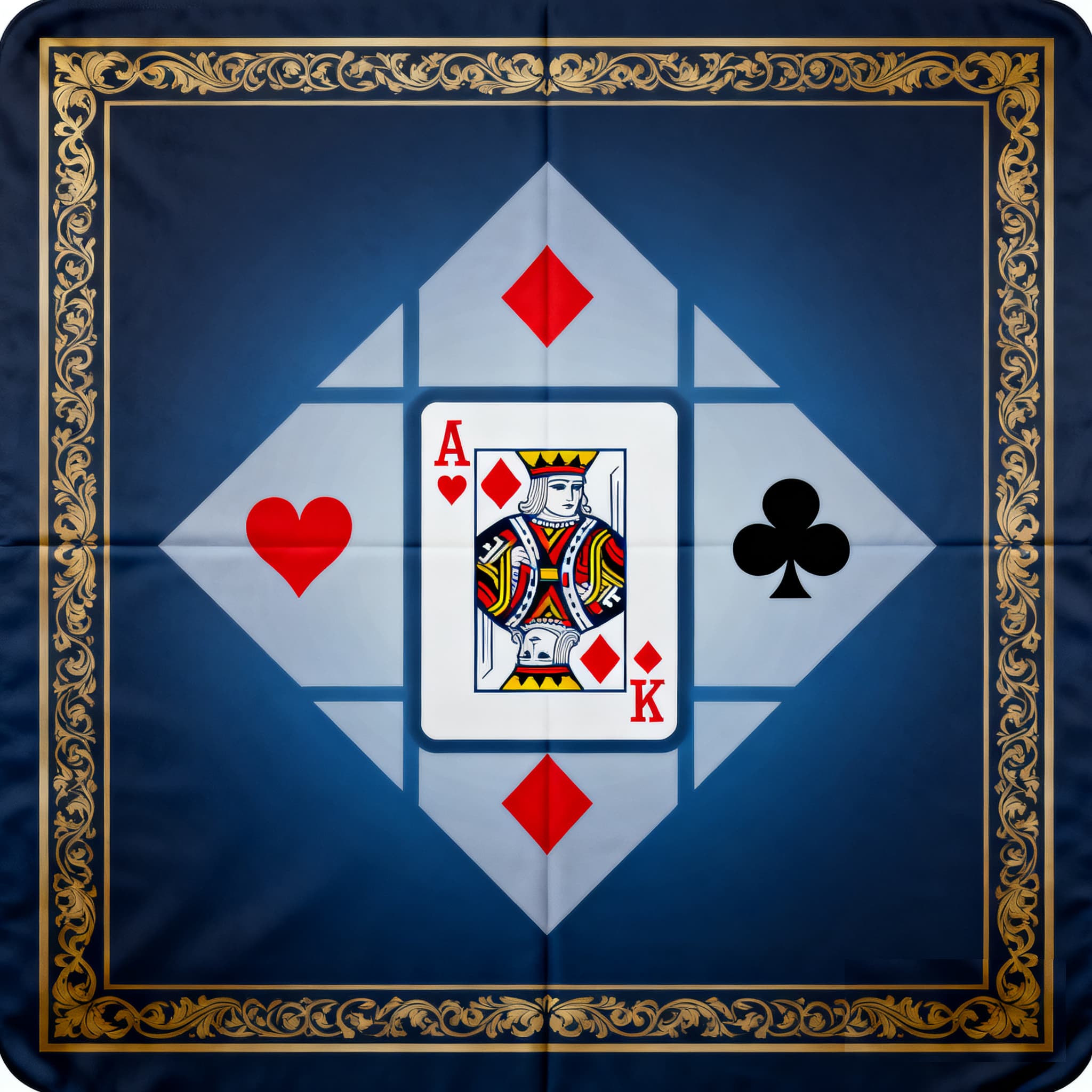 Non-Slip Rubber Card Game Play Mat